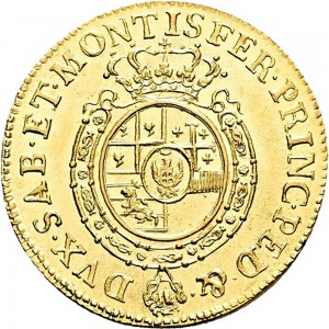 2667R Doppia da 4 scudi 1763 Scudo rotondo Torino Oro