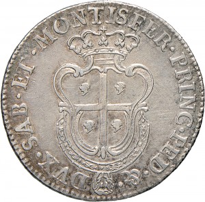 418R Mezzo scudo da 5 reali 1769 Scudo a cartoccio Torino Argento