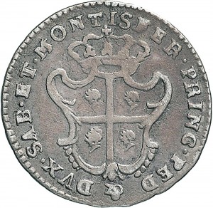 433R Reale da 5 soldi 1771 Scudo a cartoccio Torino Mistura di argento