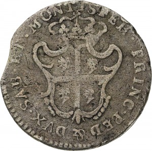435R Reale da 5 soldi 1772 Scudo a cartoccio Torino Mistura di argento