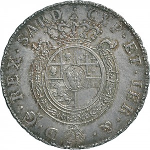 726R Mezzo scudo da 3 lire 1799 Scudo rotondo Torino Argento