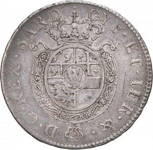 730R Quarto di scudo 1799 Scudo rotondo Torino Argento