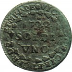 2D Soldo da 12 denari 1722 Croce piana 1° tipo Torino Mistura di argento