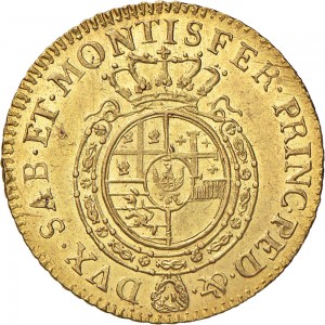 469R Doppia da 4 scudi 1773 Scudo rotondo 1° tipo Torino Oro