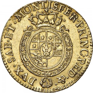 472R Doppia da 4 scudi 1777 Scudo rotondo 1° tipo Torino Oro