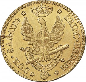 484R Doppia da 4 scudi 1790 Aquila spiegata 2° tipo Torino Oro