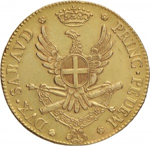 468R Mezzo carlino da 2,5 doppie 1786 Aquila spiegata Torino Oro