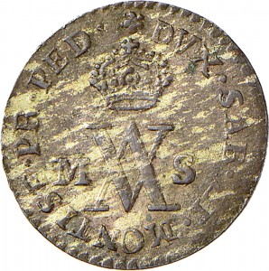 620R Mezzo soldo da 6 denari 1784 Cifre del sovrano Torino Mistura di argento