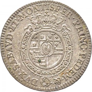 552R Quarto di scudo 1779 Scudo rotondo Torino Argento