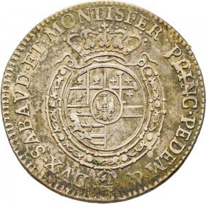 560R Quarto di scudo 1791 Scudo rotondo Torino Argento