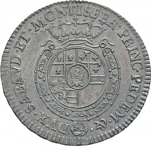 561R Quarto di scudo da 1,10 lire 1792 Scudo rotondo Torino Argento
