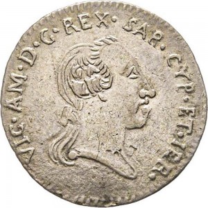 685D Reale da 5 soldi 1793 Iscrizione 2° tipo Cagliari Mistura di argento