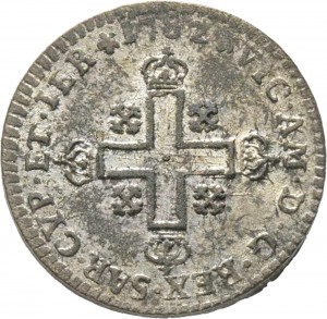 607D Soldo da 12 denari 1782 Cifre del sovrano Torino Mistura di argento
