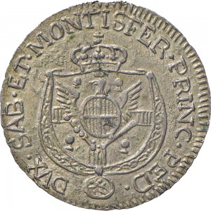 757R Reale da 5 soldi 1812 Aquila spiegata 1° tipo Cagliari Mistura di argento