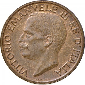 2644D 10 Centesimi 1919 Ape su fiore Roma Bronzo Prova