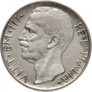 2592D 10 lire 1926 Italia su biga briosa Roma Argento Prova