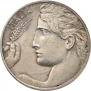 2633R 20 centesimi (1917) Italia agricola 2° tipo Roma Nichelio Prova