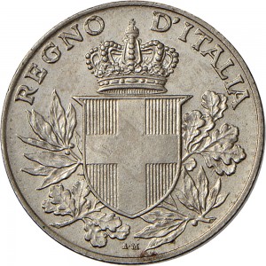 2635D 20 centesimi 1918 Valore entro esagono 2° tipo Roma Nichelio Prova