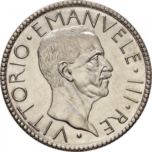 2580D 20 lire 1927 Anno V Littore e Italia genitrice Roma Argento Prova