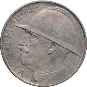 2584D 20 lire 1928 VI Fascio littorio 2° tipo Roma Argento Prove