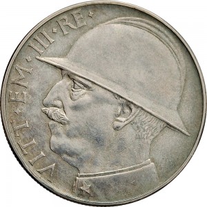 2586D 20 lire 1928 VI Fascio littorio 3° tipo Roma Argento Prova