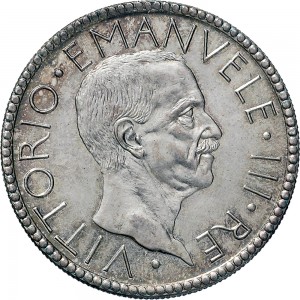 1350D 20 lire 1931 IX Giovane e Italia genitrice 1° tipo Roma Argento