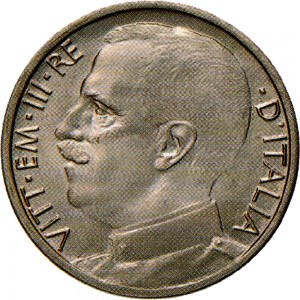 2624D 50 centesimi 1918 Giustizia su quadriga di leoni 1° tipo Roma Nichelio Prova