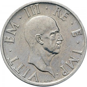 1608D 2 lire 1938 XVII Aquila romana 1° tipo Roma Nichelio