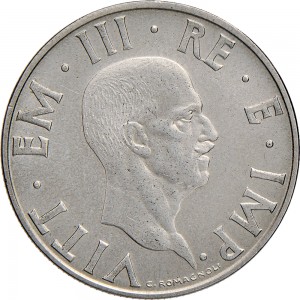 1611D 2 lire 1939 XVIII Aquila romana 2° tipo Roma Acmonital