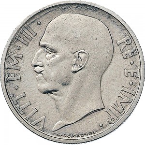 1645D 20 centesimi 1937 XV Italia fascista 1° tipo Roma Nichelio