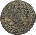 176D Soldo da 12 denari 1736 Cifre del sovrano 1° tipo Torino Mistura di argento