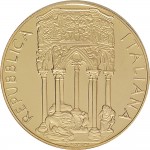 2394D 100.000 lire 2001 Pulpito di Giovanni Pisano Roma Oro