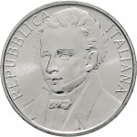 2422D 500 lire 1987 Giacomo Leopardi Roma Argento