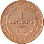 1103D 1 centesimo 1826 Scudo triangolare rialzato Bologna Rame