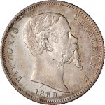 1099D 1 lira 1859 Scudo sannitico Bologna Argento