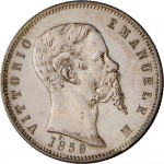 1097D 2 lire 1859 Scudo sannitico Bologna Argento