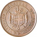 1115D 1 centesimo 1859 Valore entro cerchio perlinato Birmingham Rame