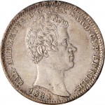 986D Lira 1831 Scudo sannitico Genova Argento