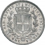 994R Lira 1838 Scudo sannitico Genova Argento