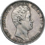 998D Lira 1847 Scudo sannitico Torino Argento