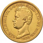 933D 10 lire 1833 Scudo sannitico Genova Oro