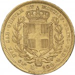 888R 100 lire 1832 Scudo sannitico Torino Oro