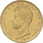 888D 100 lire 1832 Scudo sannitico Torino Oro