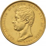 893D 100 lire 1835 Scudo sannitico Torino Oro