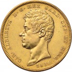 894D 100 lire 1836 Scudo sannitico Genova Oro