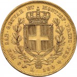 898R 100 lire 1840 Scudo sannitico Torino Oro
