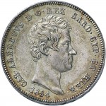 975D 2 lire 1834 Scudo sannitico Torino Argento