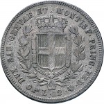 976R 2 lire 1835 Scudo sannitico Torino Argento