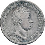 976D 2 lire 1835 Scudo sannitico Torino Argento