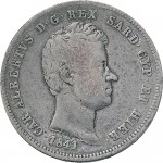 978D 2 lire 1841 Scudo sannitico Torino Argento